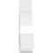 Ekena Millwork Ericson Architectural Grade PVC Gable Bracket, 60"W x 22 1/2"H x 6"D x 6"F, 9/12 Pitch GBP060X23X0606ERI00 - alternate 2